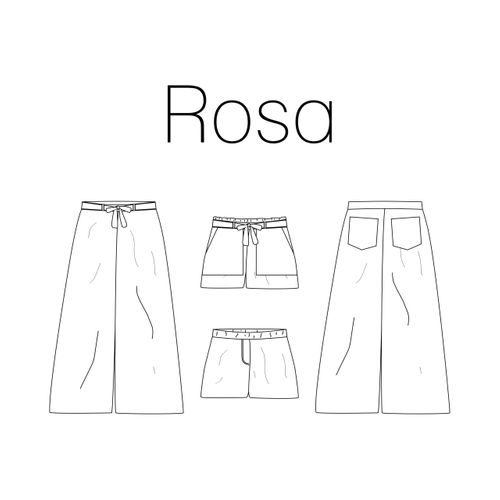 Patroon broek (kinderen maat 86 - 164) - 'Rosa' van Iris May
